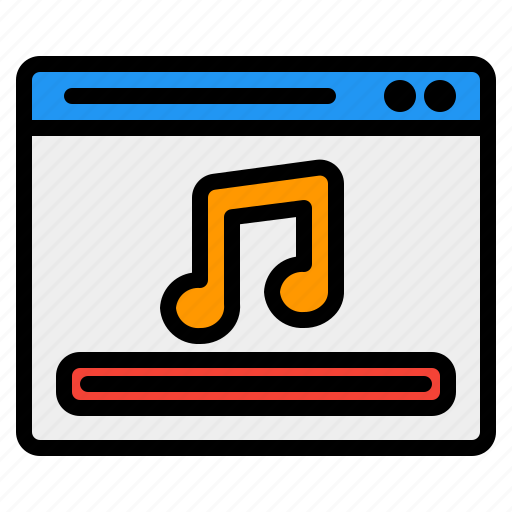 Music, sound, audio, volume, player, website, browser icon - Download on Iconfinder