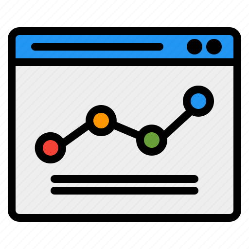 Line, chart, statistics, analytics, graph, report, website icon - Download on Iconfinder
