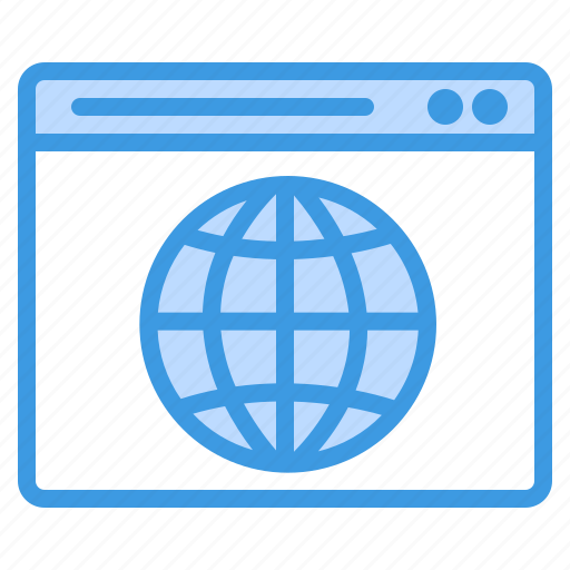 Browser, website, online, internet, connection, network, global icon - Download on Iconfinder