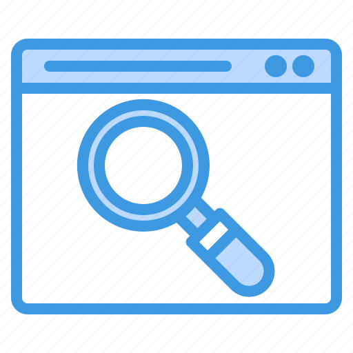 Search, find, magnifier, optimization, magnifying glass, website, browser icon - Download on Iconfinder