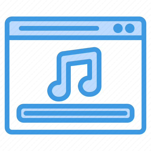 Music, sound, audio, volume, player, website, browser icon - Download on Iconfinder