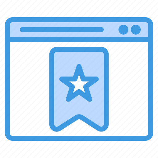 Bookmark, favorite, star, badge, rating, website, browser icon - Download on Iconfinder