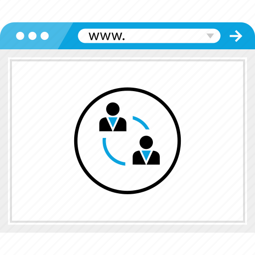 Browser, online, team, user icon - Download on Iconfinder