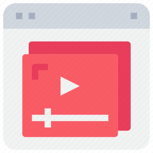 Browser, interface, media, movie, video, web icon - Download on Iconfinder