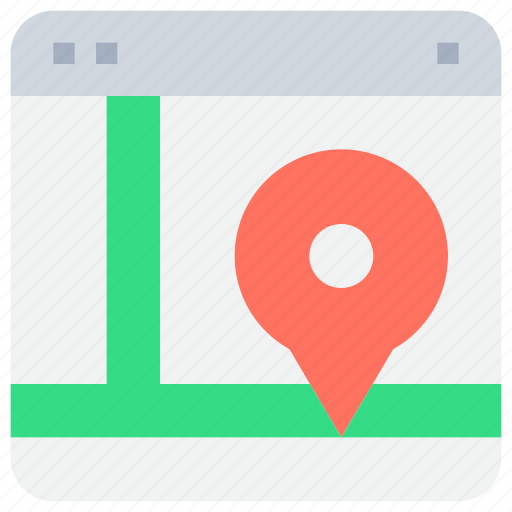 Browser, interface, location, map, web icon - Download on Iconfinder