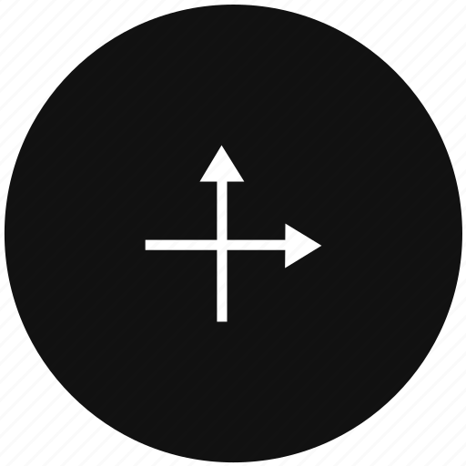 Arrow, axis, coordinates, way icon - Download on Iconfinder