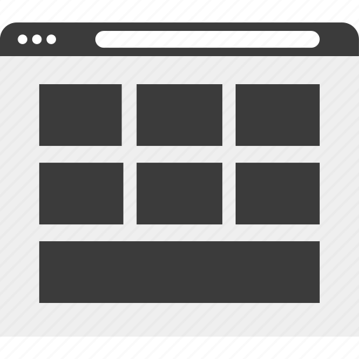 Box, frames, internet, web, wireframe icon - Download on Iconfinder