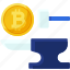 bitcoin, blockchain, finance, coin, crypto, anvil 