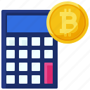 bitcoin, blockchain, finance, coin, crypto, estimation, calculator