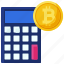 bitcoin, blockchain, finance, coin, crypto, estimation, calculator 