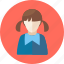 avatar, girl, student, user 