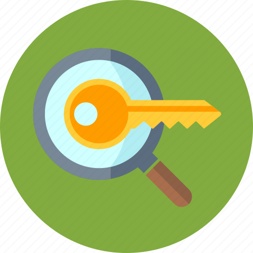 Keyword research, magnifier, magnifying glass icon - Download on Iconfinder