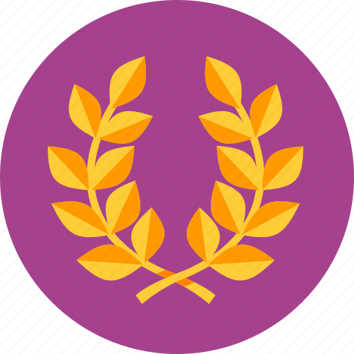 Achievement, laurel wreath, reputation management icon - Download on Iconfinder