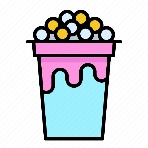Beverage, bubble, cup, drink, milk, tapioca balls, tea icon - Download on Iconfinder