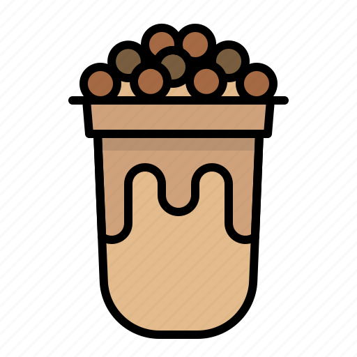 Beverage, bubble, cup, drink, pearl, tapioca balls, tea icon - Download on Iconfinder