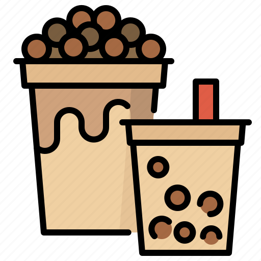 Beverage, bubble, cup, drink, tapioca balls, tea icon - Download on Iconfinder