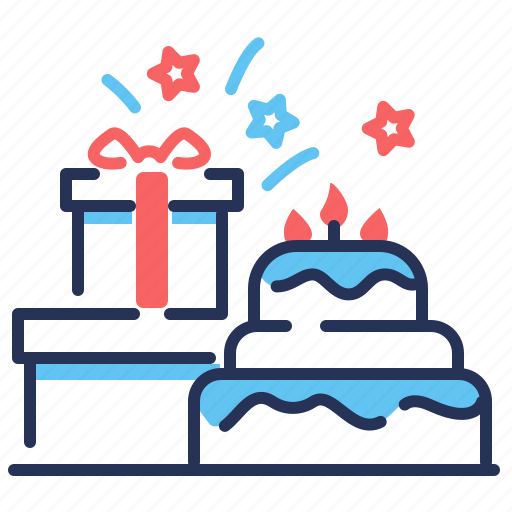 Birthday, cake, holiday, presents icon - Download on Iconfinder