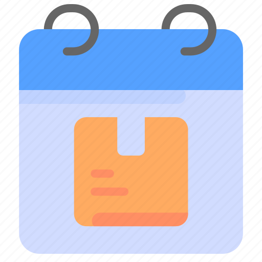 Box, calendar, delivery, logistic, package, schedule icon - Download on Iconfinder