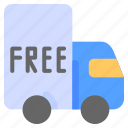 delivery, free, shipping, truck