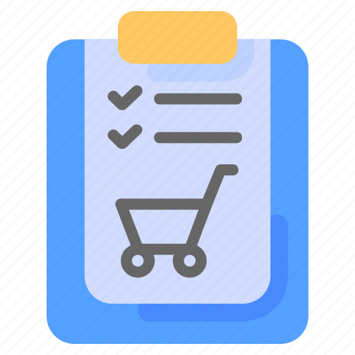 Checklist, clipboard, item, items, list, shop, shopping icon - Download on Iconfinder