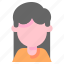 avatar, customer, user, woman 