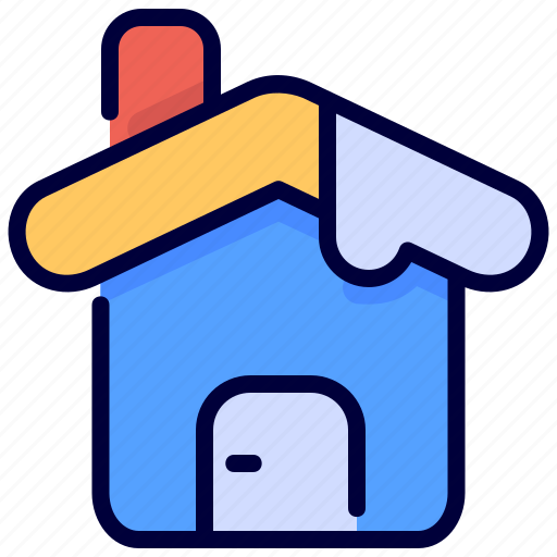 Buildings, cabin, house, log, vacation, winter icon - Download on Iconfinder