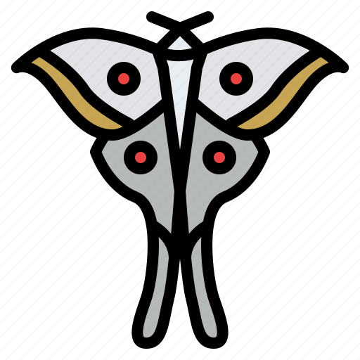 Luna, moth, bug, insect, animal, nature icon - Download on Iconfinder