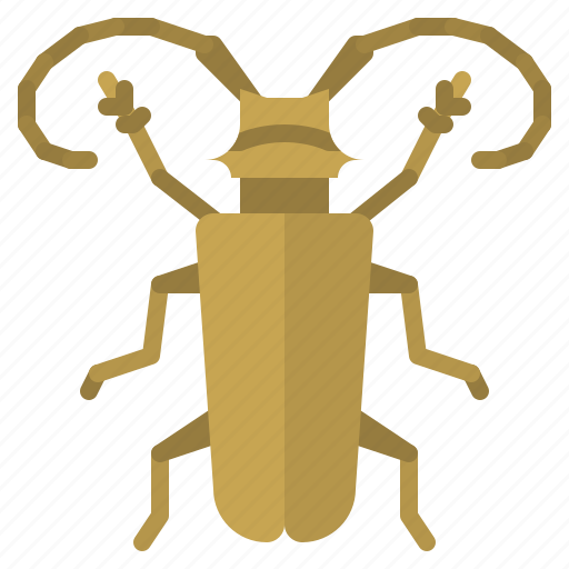 Longhorn, beetle, bug, insect, animal, nature icon - Download on Iconfinder