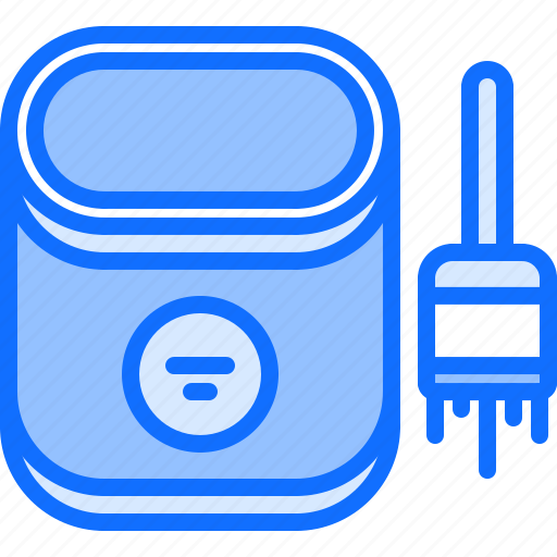 Brush, builder, building, construction, paint, repair icon - Download on Iconfinder