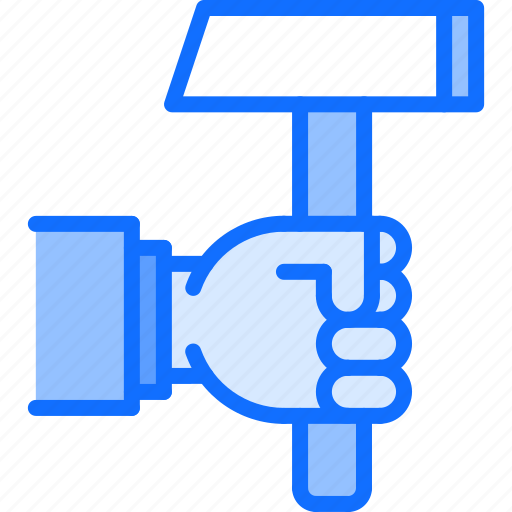 Builder, building, construction, hammer, hand, repair icon - Download on Iconfinder