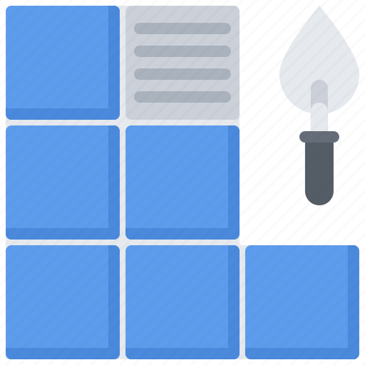 Builder, building, knife, laying, putty, repair, tiles icon - Download on Iconfinder