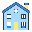 architecture, building, city, house, residential building, town