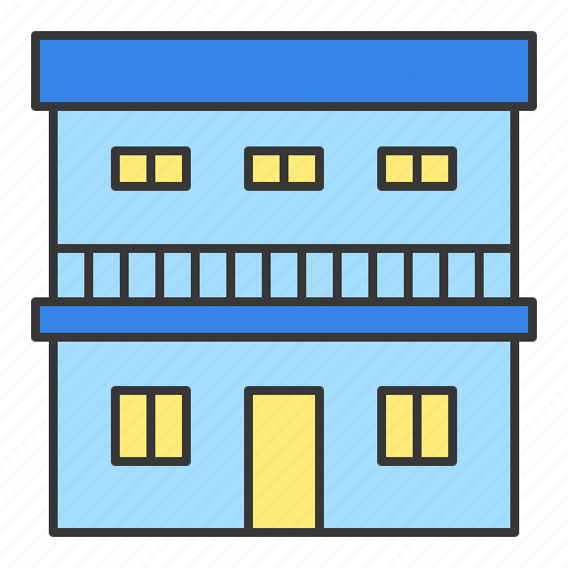 Apartment, architecture, building, city, town icon - Download on Iconfinder