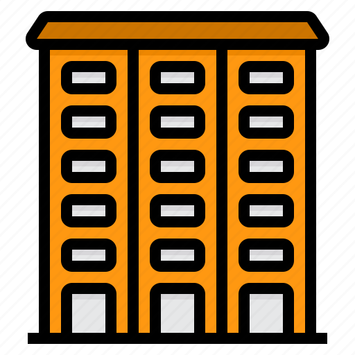 Apartment, real, estate, residental, property, buildings icon - Download on Iconfinder