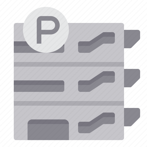 Parking, car, building, vehicle icon - Download on Iconfinder