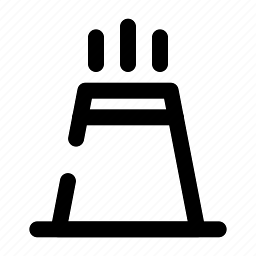 Nuclear plant chimneys, power, nuclear, plant, building icon - Download on Iconfinder