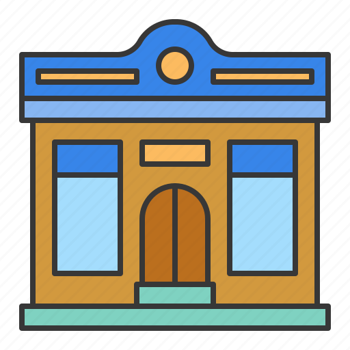 Architecture, building, city, market, store, town icon - Download on Iconfinder