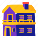 terraced, house, househome