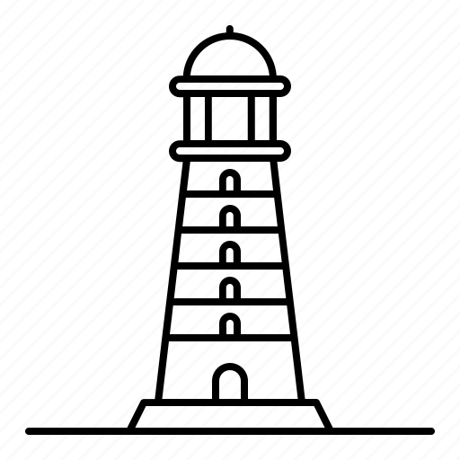 Lighthouse, building, beach, sea icon - Download on Iconfinder