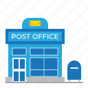 post, office, station, building