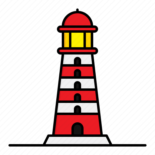 Lighthouse, building, beach, sea icon - Download on Iconfinder