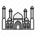 mosque, building, house, of, worship, islam, ramadan