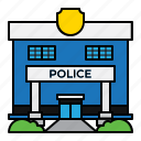 police, station, office, building