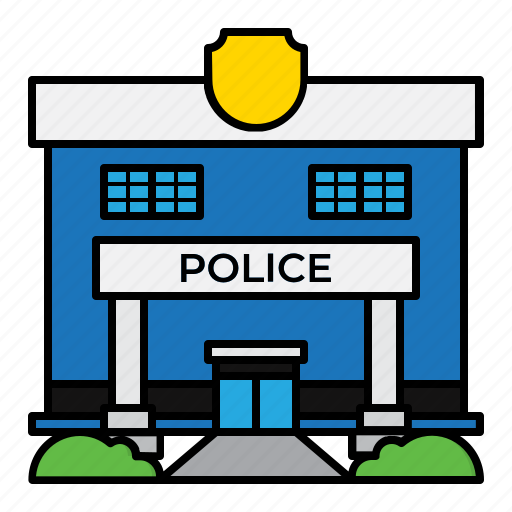 Police, station, office, building icon - Download on Iconfinder