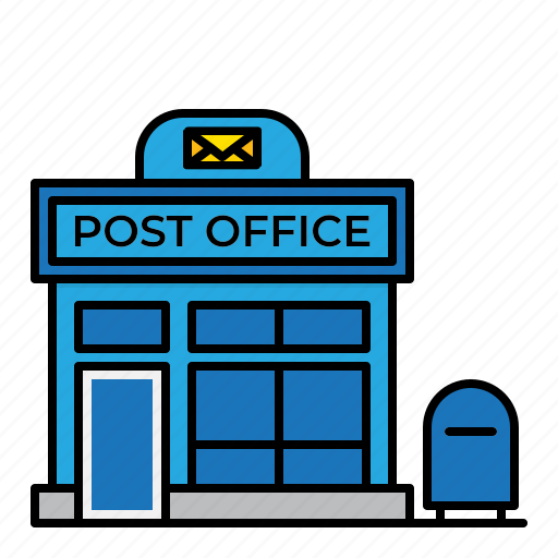 Post, office, station, building icon - Download on Iconfinder