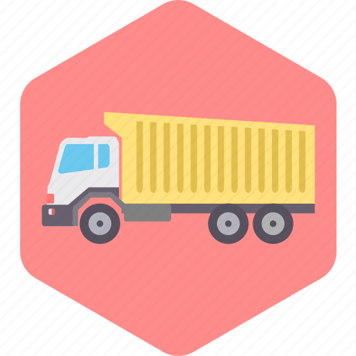Construction, delivery, transportation, truck, vehicle, tool, work icon - Download on Iconfinder