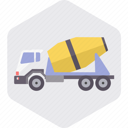 Cement, construction, tool, truck, vehicle, work, transport icon - Download on Iconfinder