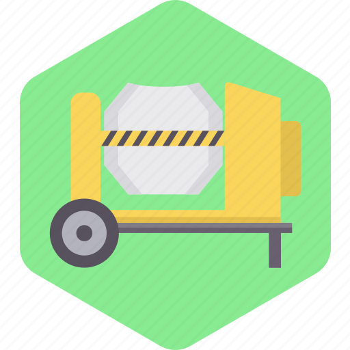 Building, cement, construction, equipment, mixture, tool, transport icon - Download on Iconfinder