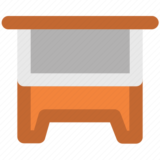 Bedside table, furniture, interior decoration, interior furniture, table icon - Download on Iconfinder