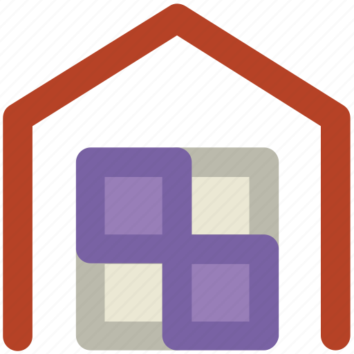 Building, storage garage, storage unit, storehouse, warehouse exterior icon - Download on Iconfinder
